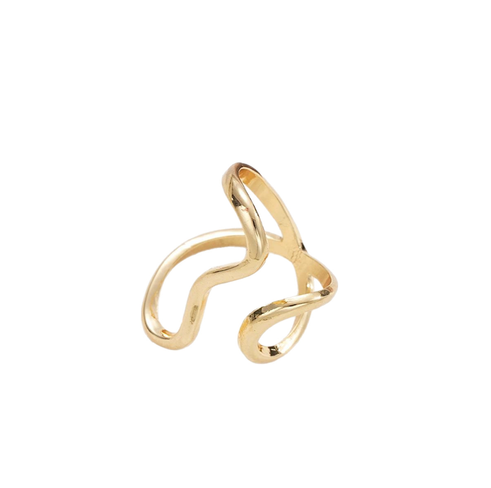 Irregular Wavy Ring | Gold