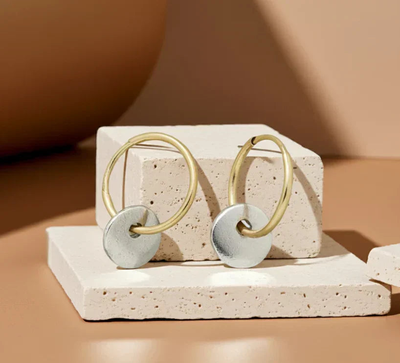 Handmade Elegant Hoop Earrings