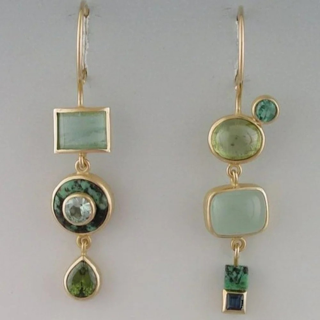 Vintage Green Earrings