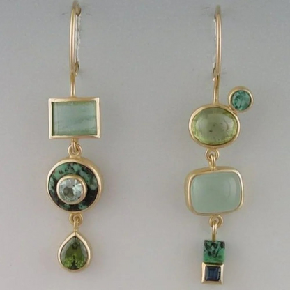 Vintage Green Earrings